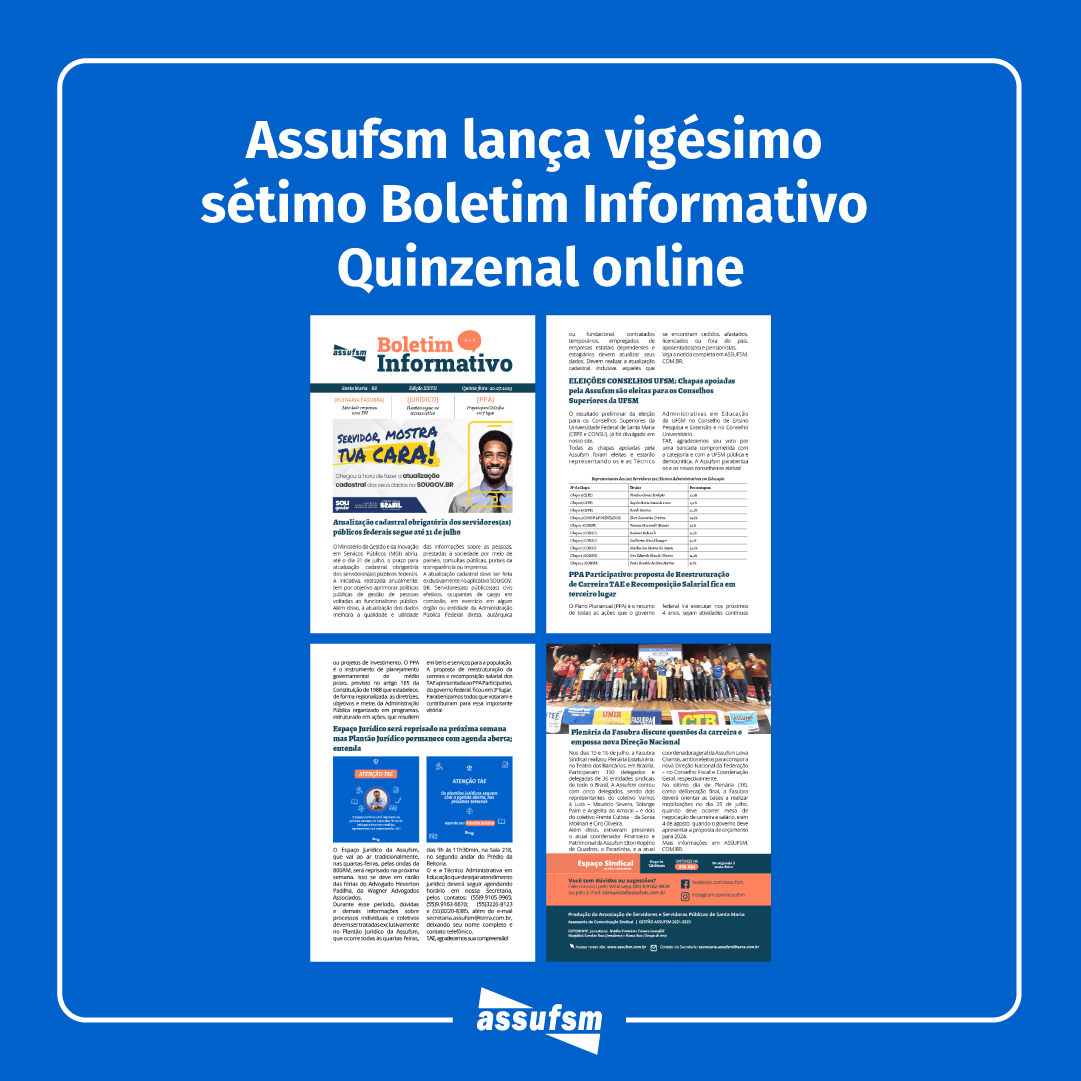 Boletim Informativo 27