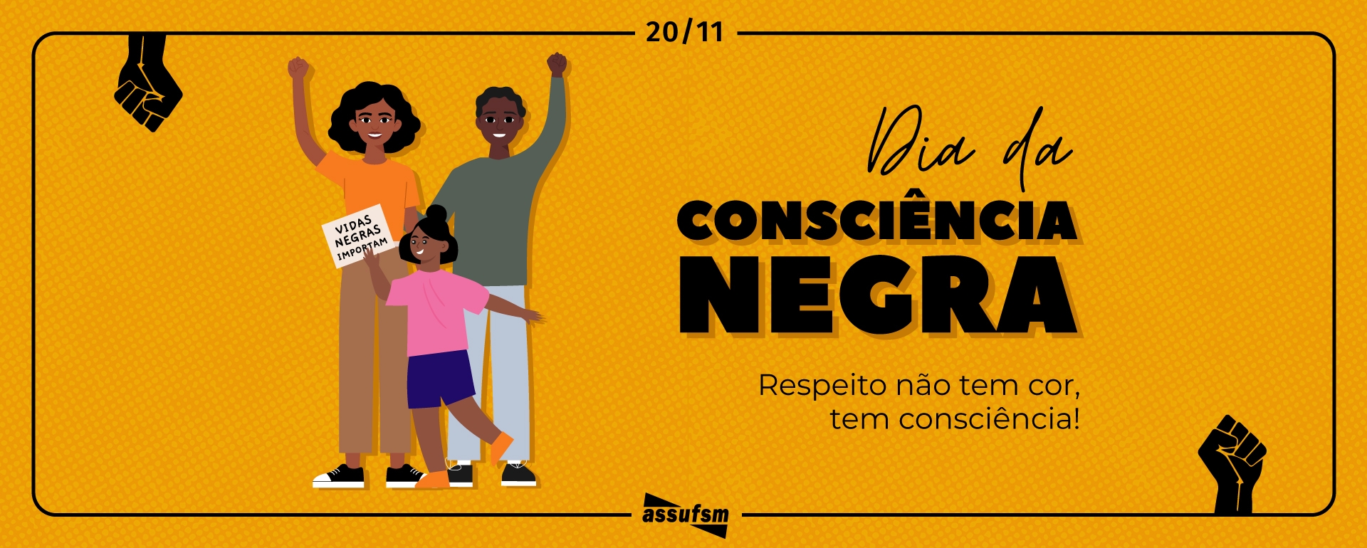 20/11 – Dia Nacional Da Consciência Negra E De Zumbi Dos Palmares – ASSUFSM