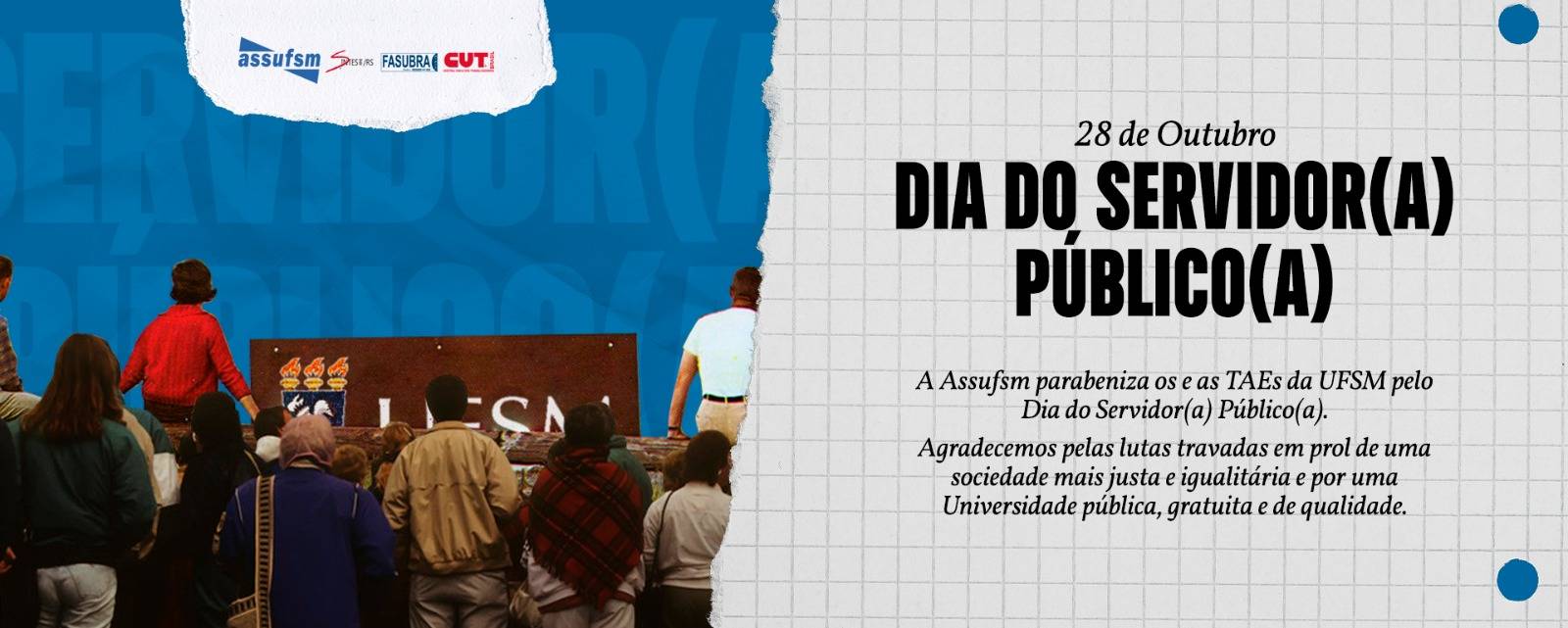 28/10 – Dia do e da Servidora Pública