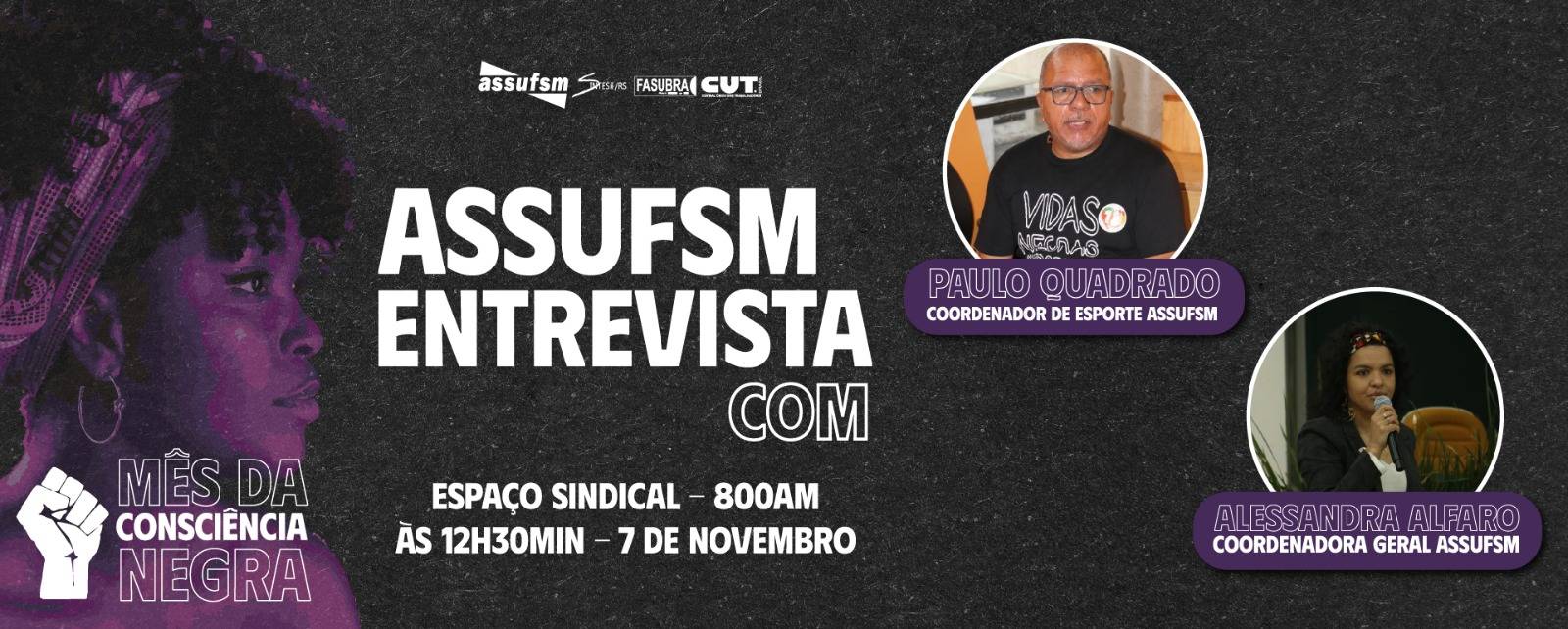 Espaço Sindical da início a programação do novembro negro com entrevistas ao vivo