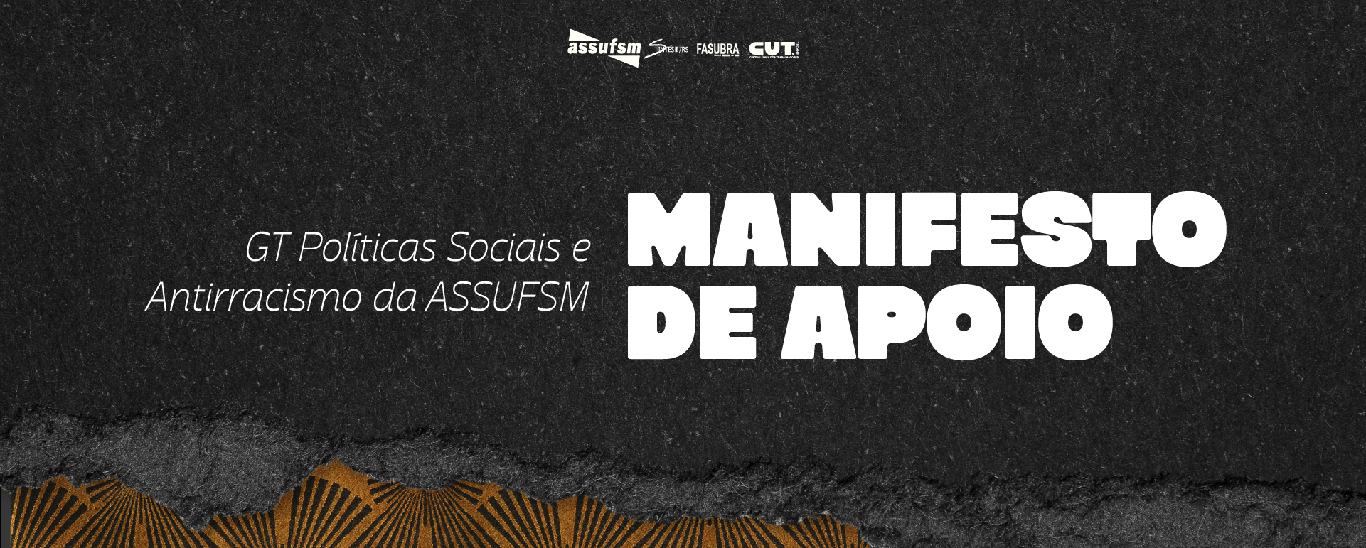GT Politicas Sociais e Antirracistas da Assufsm faz manifestação de apoio e solidariedade à servidora da UFPEL que foi reprovada no estágio probatório