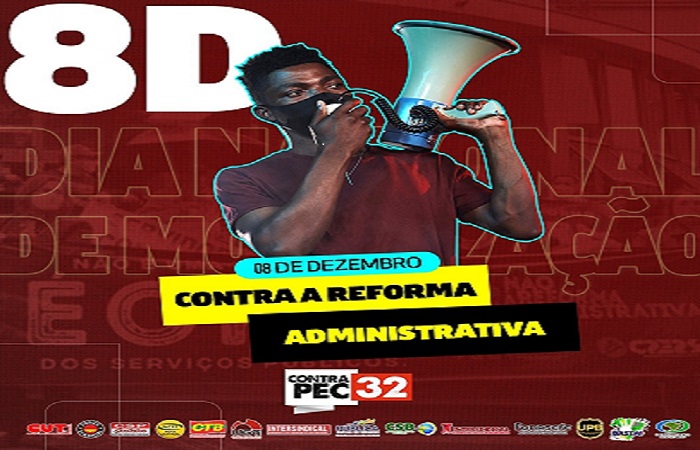 8/12: Dia Nacional de Luta contra a Reforma Administrativa!