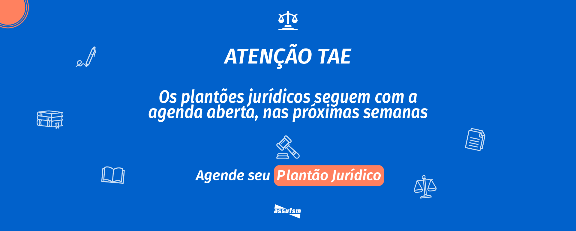 Espaço Jurídico será reprisado nas próximas semanas mas Plantão Jurídico permanece com agenda aberta; entenda