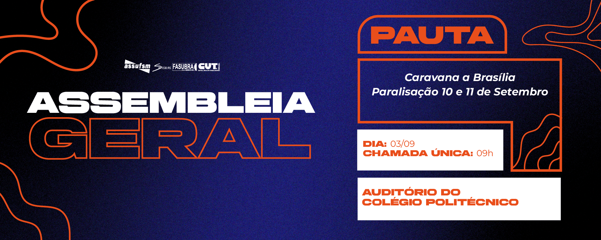 Assembleia da categoria na próxima quarta-feira (03) discutirá paralisações e caravana à Brasília