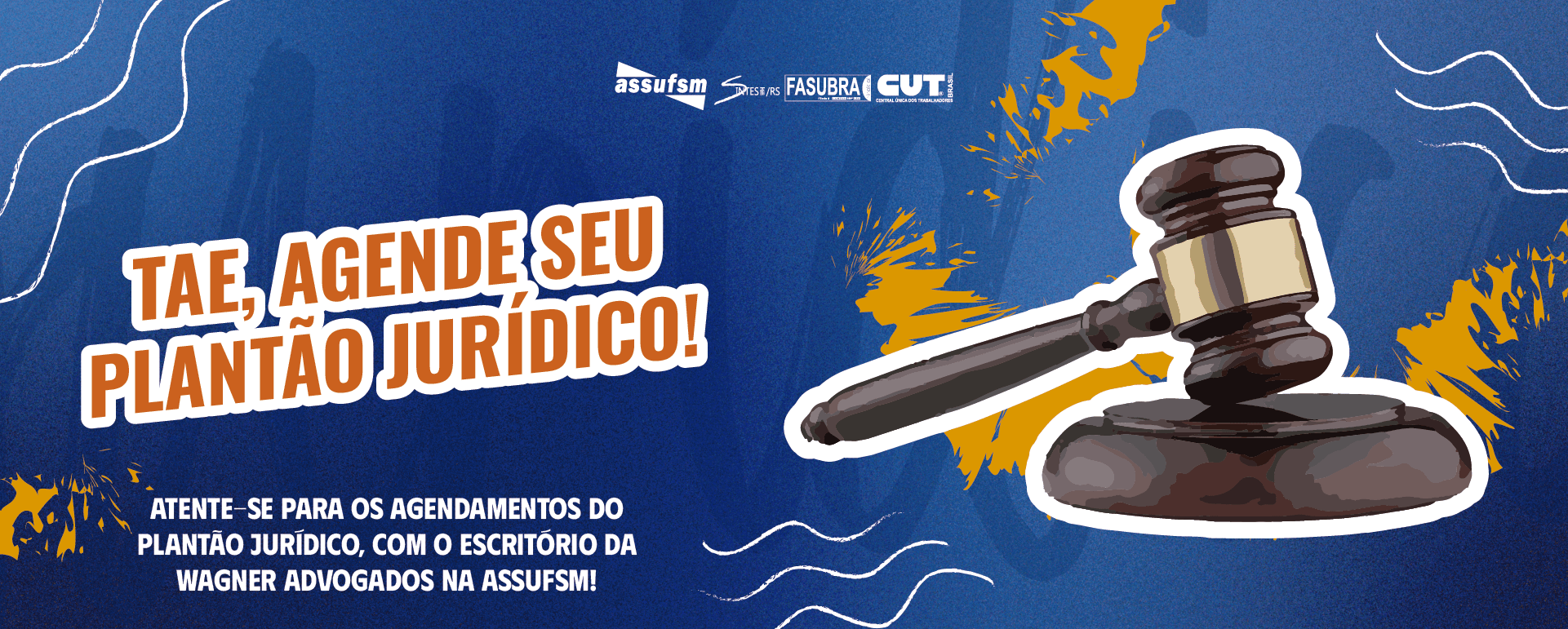 TAE atente-se aos agendamentos para o plantão jurídico de quarta-feira na Assufsm