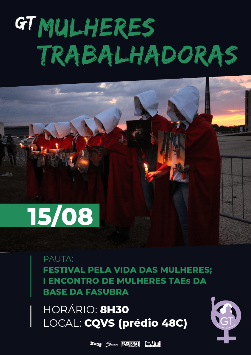 Atenção para as próximas reuniões dos GTs da Assufsm