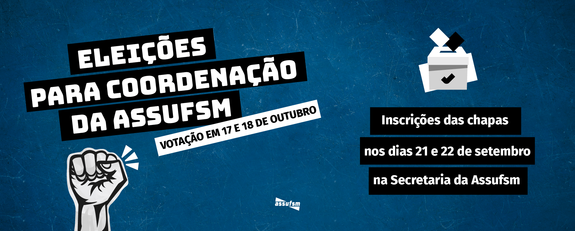 ELEIÇÕES 2023 ASSUFSM: Confira apuração de votos ao vivo