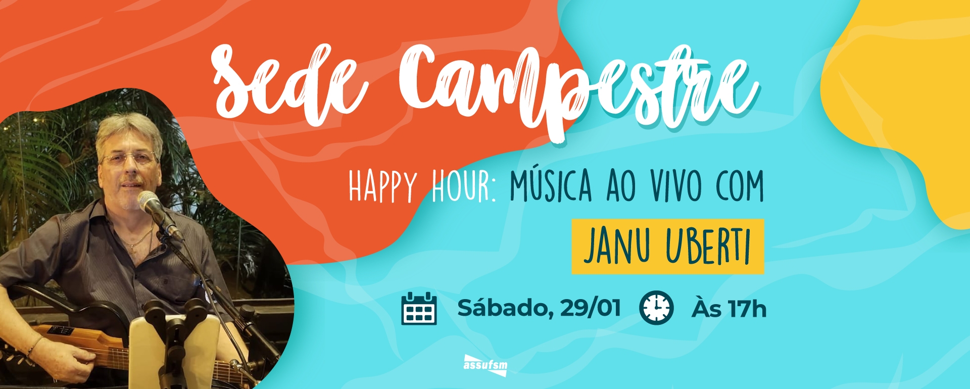 Janu Uberti fará o Happy Hour, na Sede Campestre, no sábado (29)
