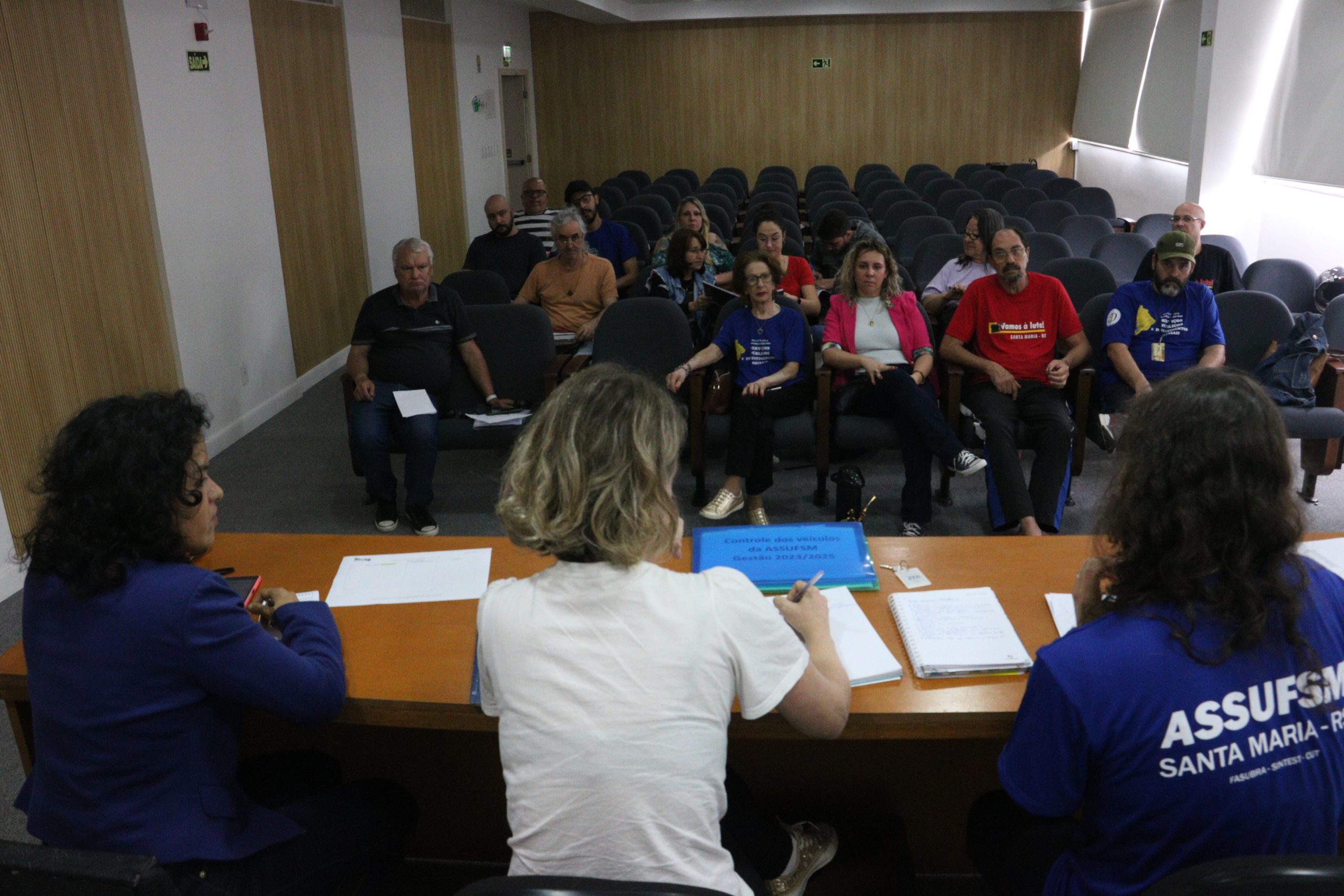 Coordenação da Assufsm biênio 2023-2025 realiza sua primeira reunião