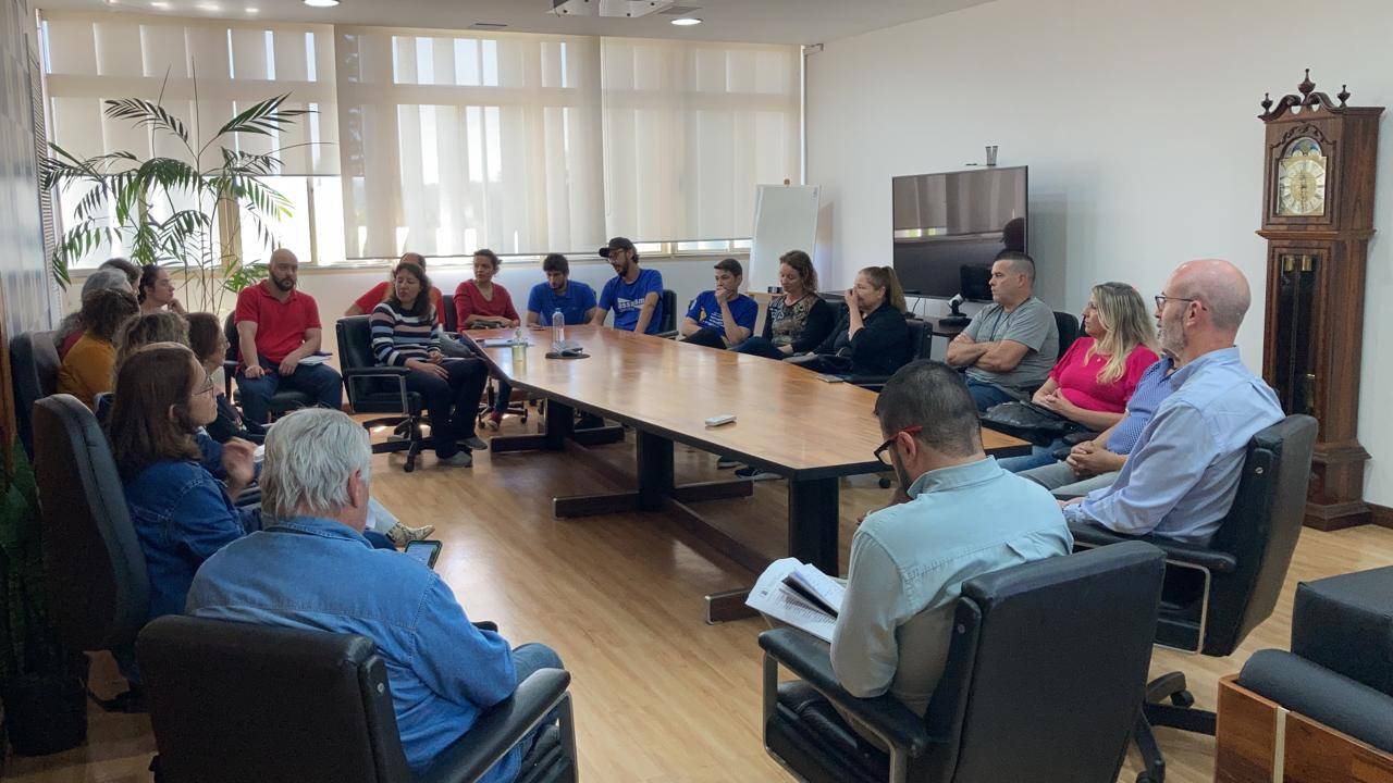 Nova gestão da Assufsm realiza primeira reunião com a Reitoria da UFSM