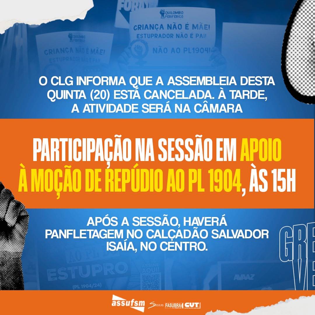 98° dia de greve: GT Saúde participa de reunião com o HUSM; CLG encaminha novas ações