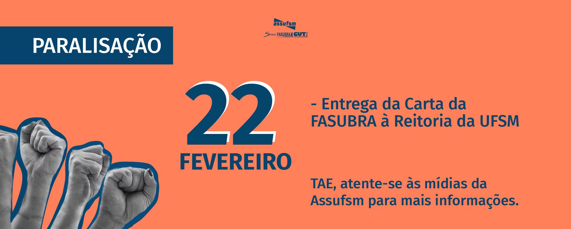Assembleia Geral Virtual aprova, por unanimidade, paralisação em 22 de fevereiro