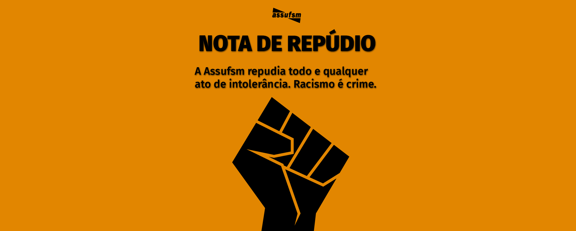 Assufsm repudia ataques racistas na UFSM e em transporte coletivo de Santa Maria