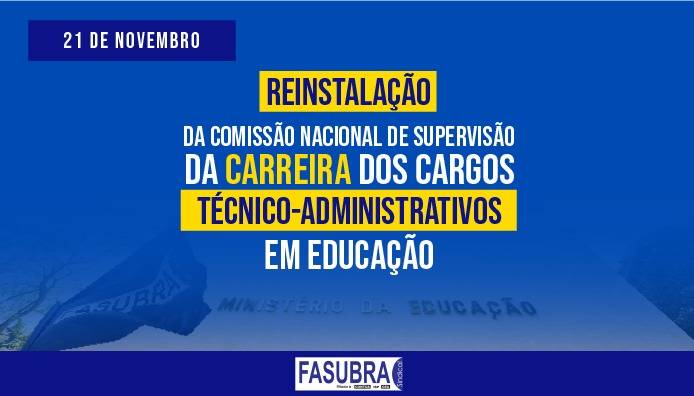 Convocação da Comissão Nacional de Supervisão da Carreira