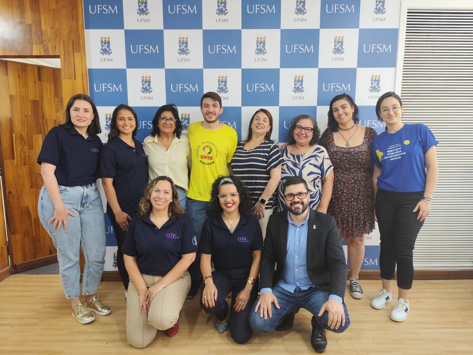 Nova Coordenação da Assufsm realiza primeira reunião com a Reitoria da UFSM
