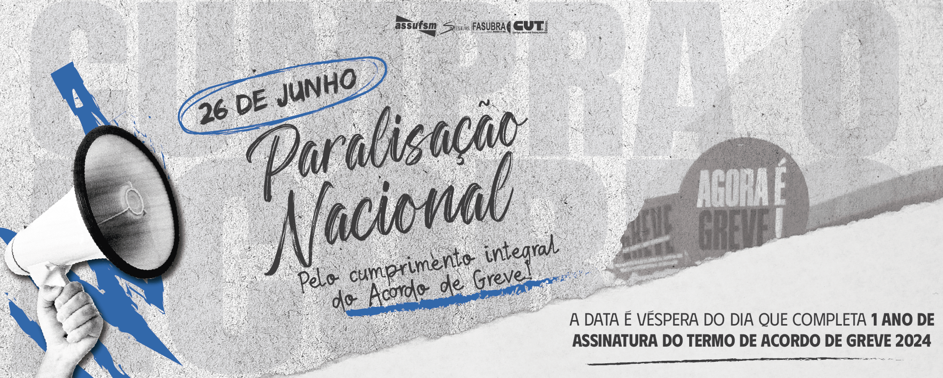 Ofício de Paralisação do dia 26 de junho e Plano de Recuperação de Atividades já estão disponíveis