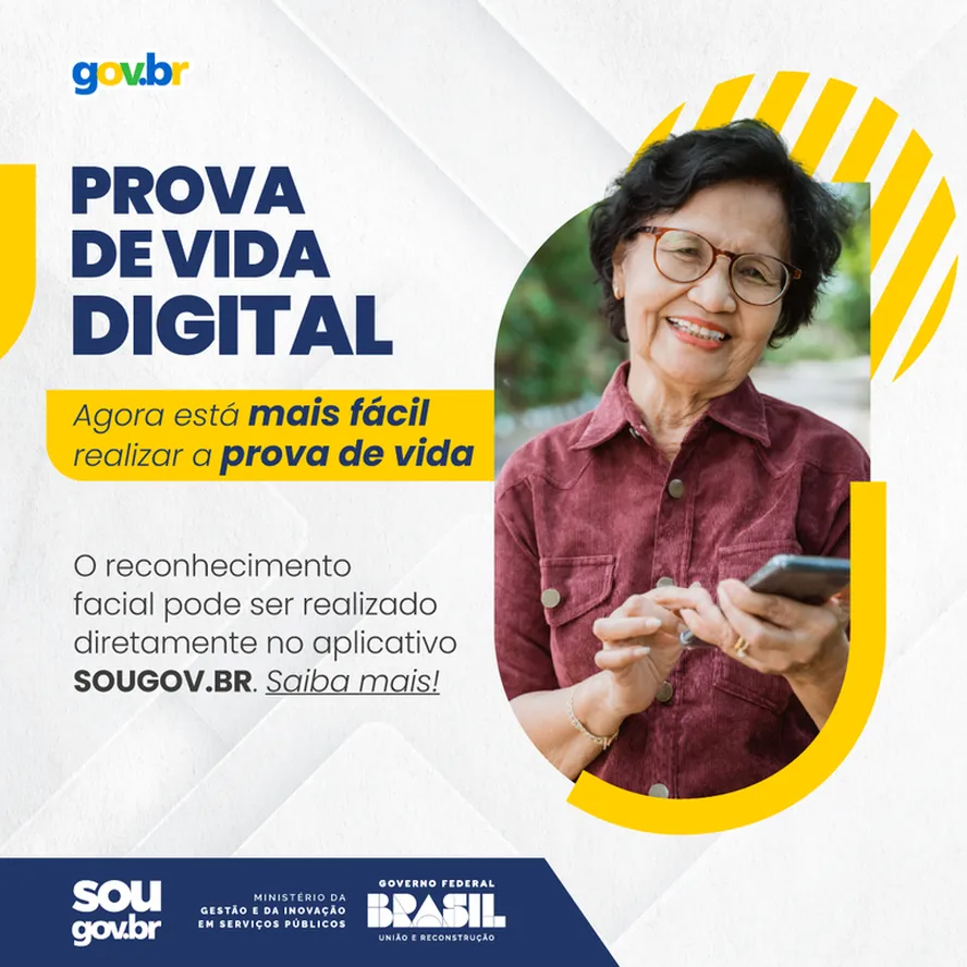 Prova de vida de servidores(as) públicos(as) federais poderá ser feita pelo aplicativo SouGOV