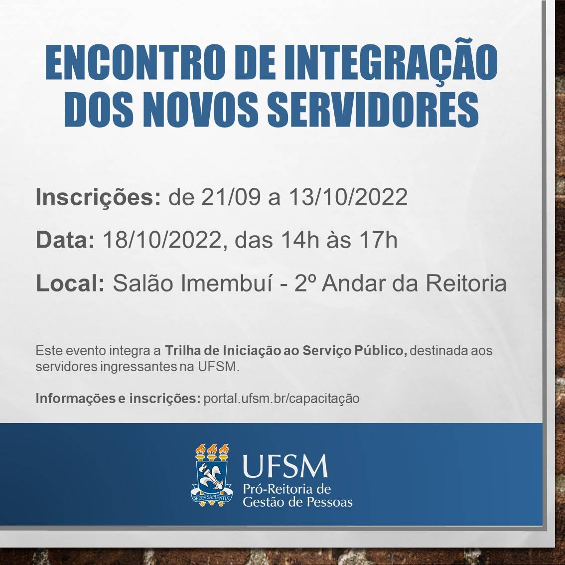 PROGEP promove encontro e copa para Servidores(as) da UFSM