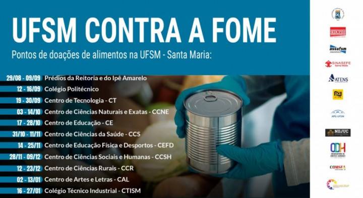 UFSM inicia campanha contra a fome