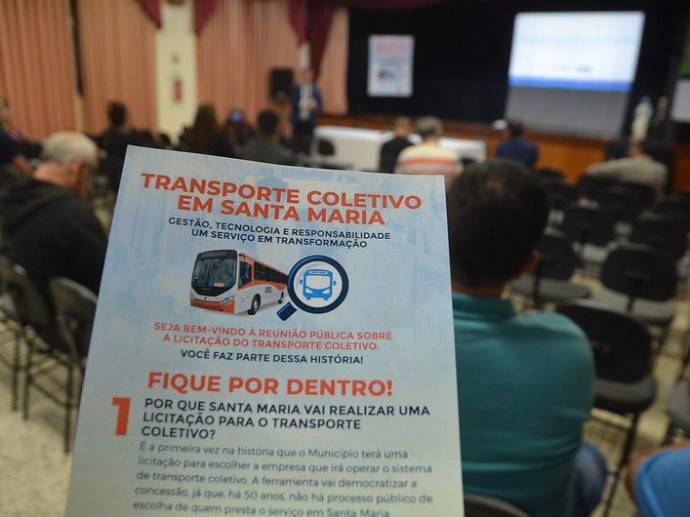 UFSM sedia reunião pública sobre a licitação do transporte coletivo de Santa Maria