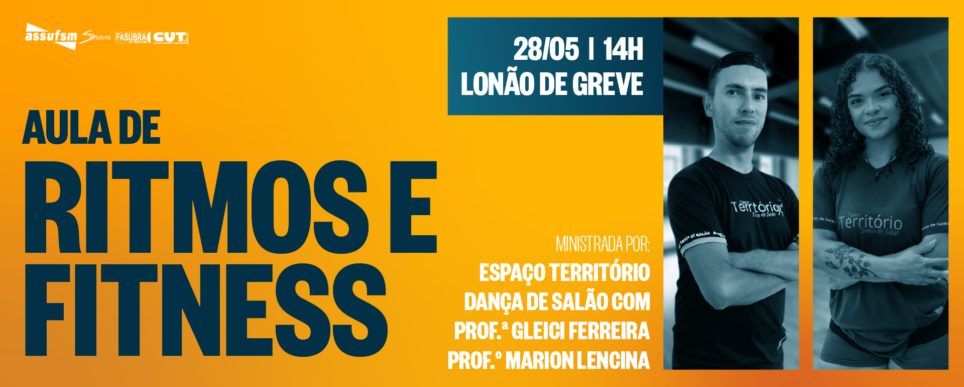 CLG realiza aulão de ritmos e fitness no Lonão da Greve em alusão ao Dia do Desafio