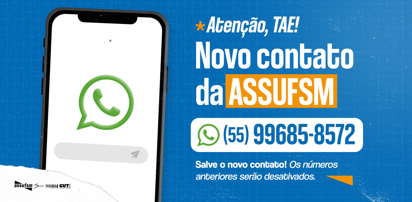 ASSUFSM passa a contar com um único número de atendimento