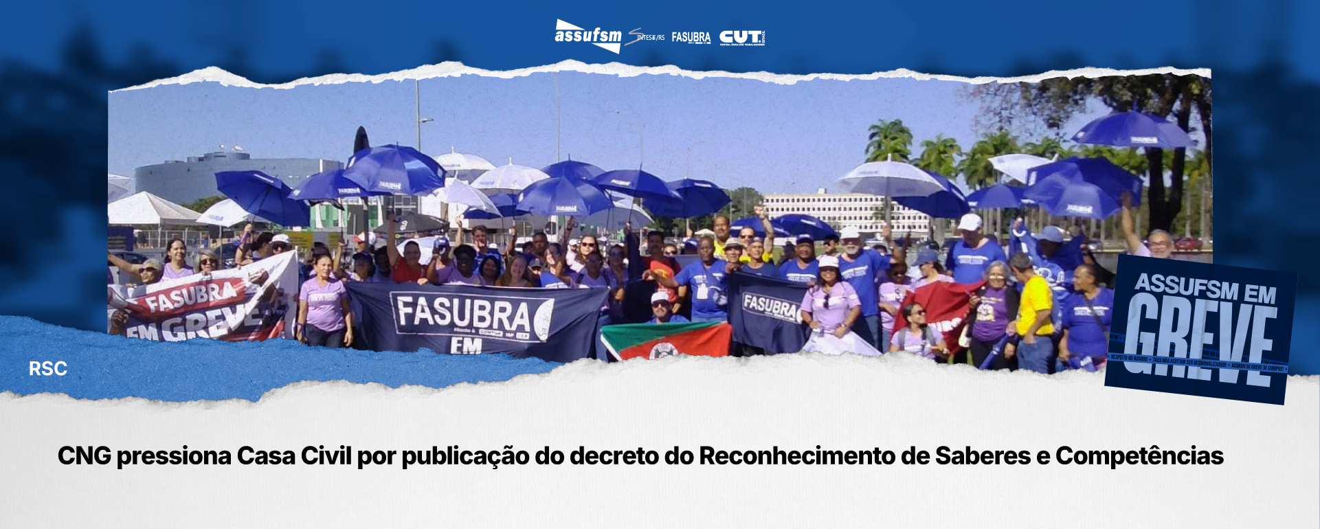 CNG pressiona Casa Civil por publicação do decreto do RSC