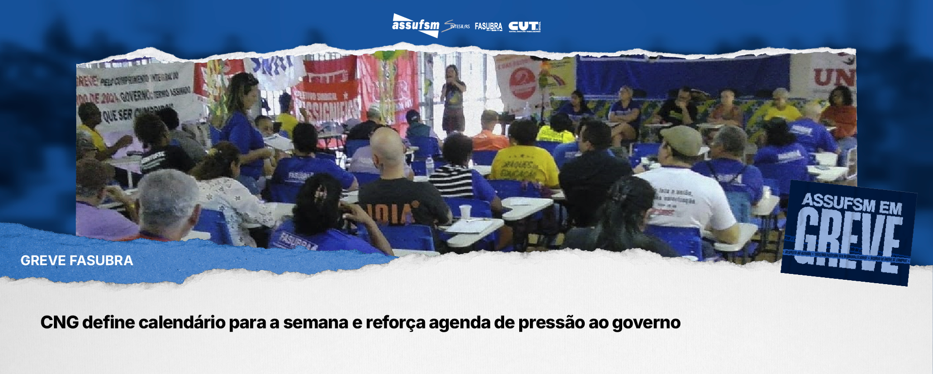 CNG define calendário para a semana e reforça agenda de pressão ao governo