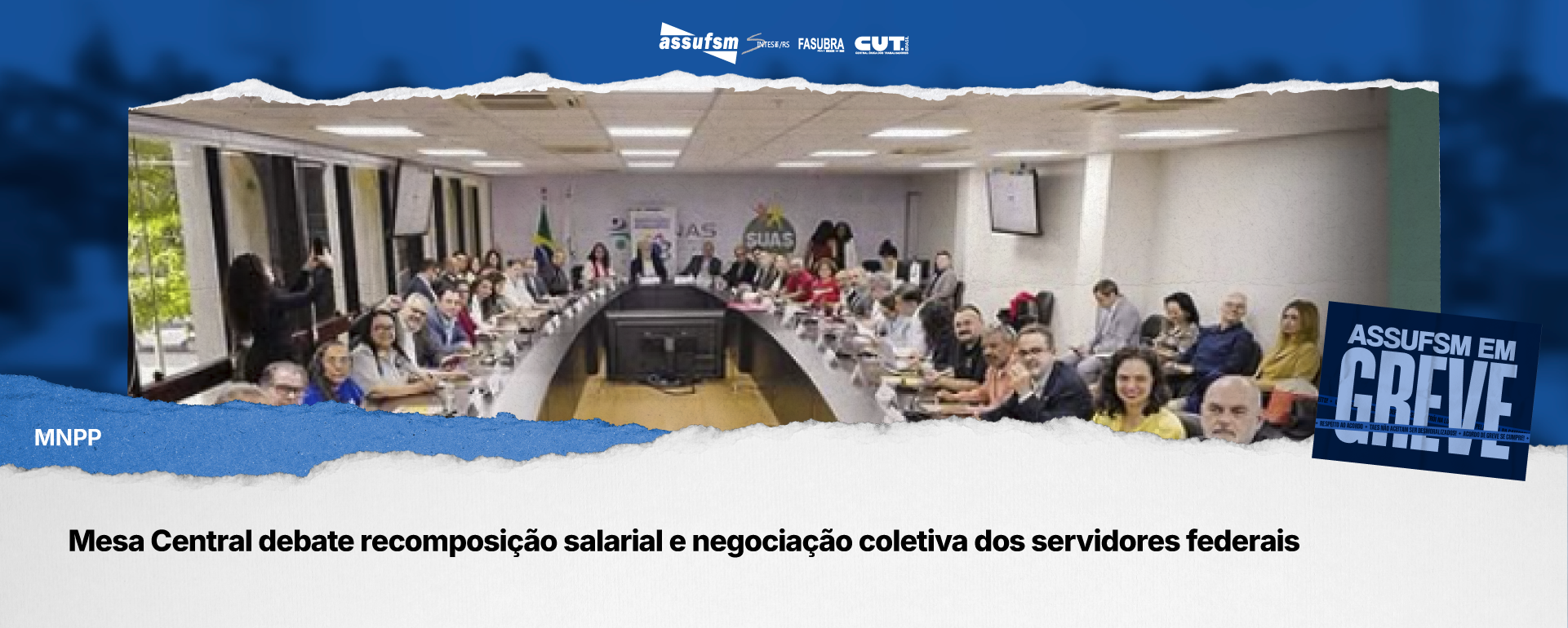 Mesa Central debate recomposição salarial e negociação coletiva dos servidores federais