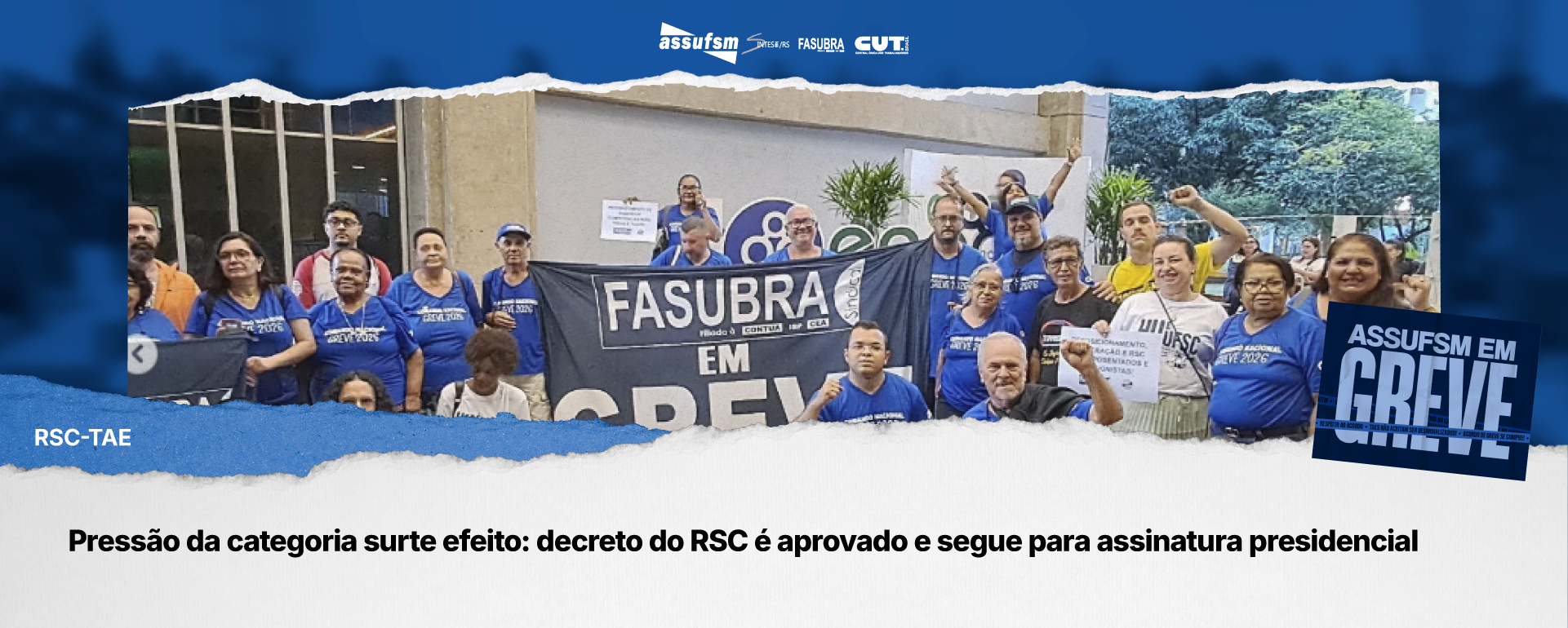 Pressão da categoria surte efeito: decreto do RSC é aprovado e segue para assinatura presidencial