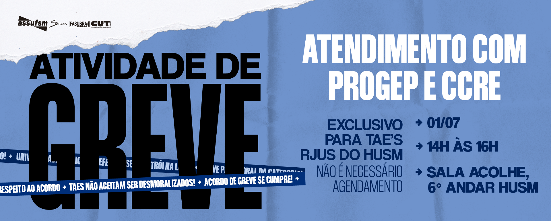 PROGEP e Coordenação de Concessão e Registros realizam atendimento aos TAEs RJUs do HUSM, na sala Acolhe