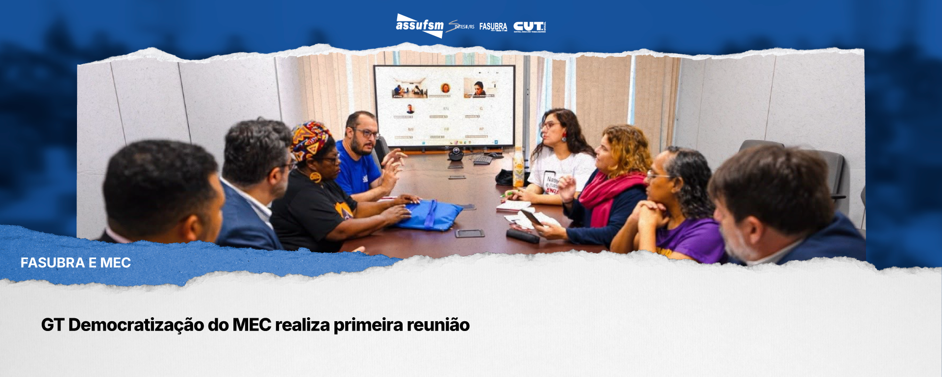 GT Democratização do MEC realiza primeira reunião