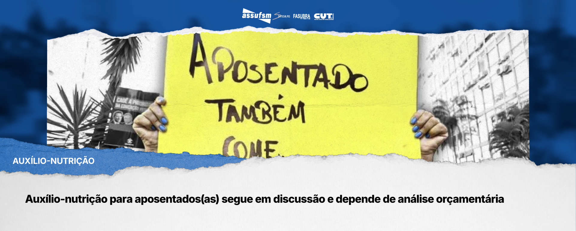 Auxílio-nutrição para aposentados(as) segue em discussão e depende de análise orçamentária