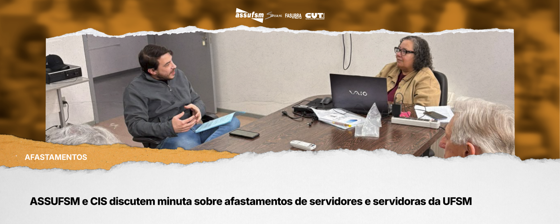 ASSUFSM e CIS discutem minuta sobre afastamentos de servidores e servidoras da UFSM