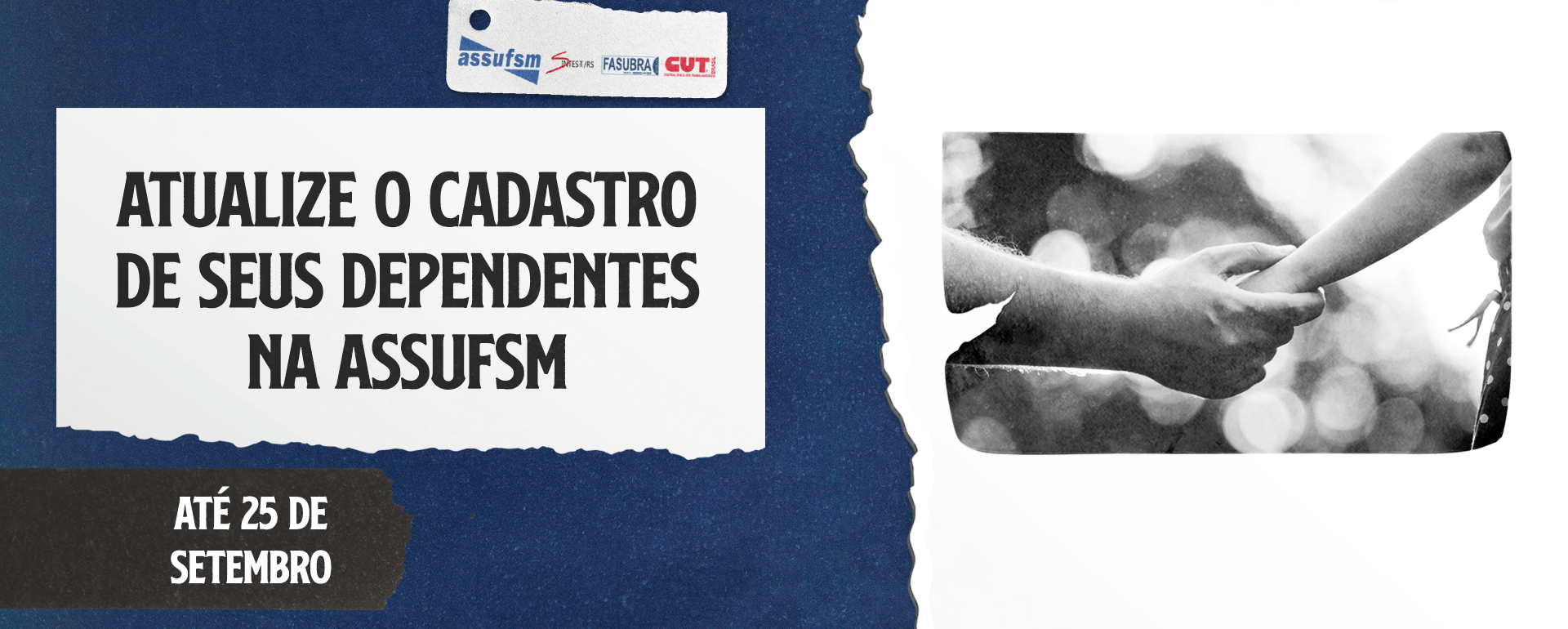 Secretaria informa: Atualize o cadastro de seus dependentes até 25 de setembro