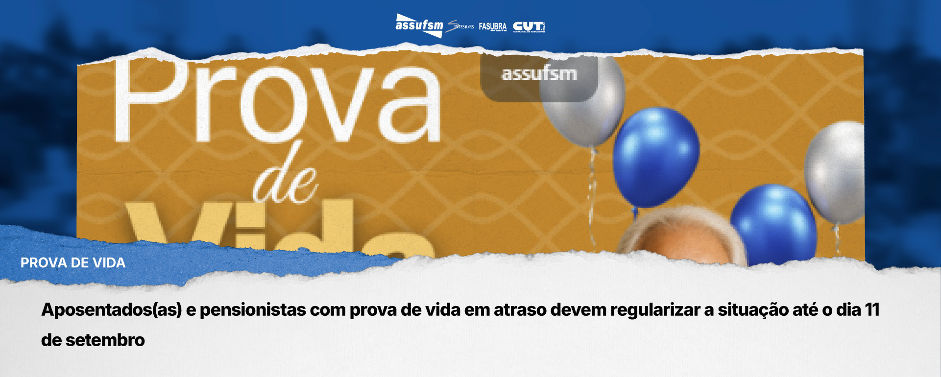 Aposentados(as) e pensionistas com prova de vida em atraso devem regularizar a situação até o dia 11 de setembro