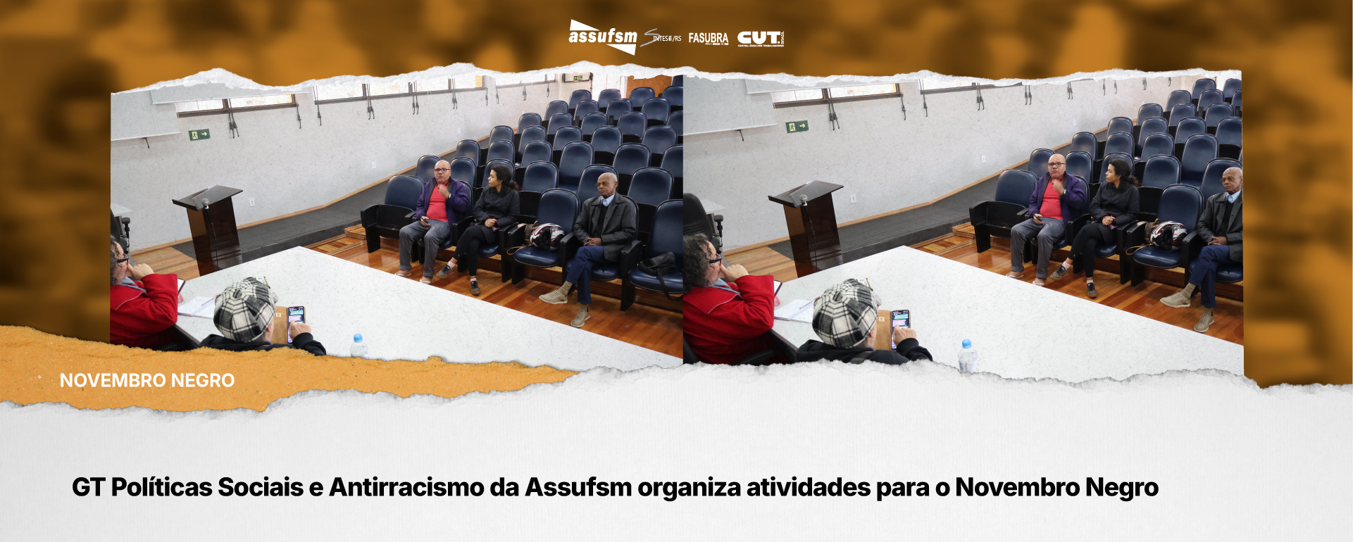 GT Políticas Sociais e Antirracismo da Assufsm organiza atividades para o Novembro Negro