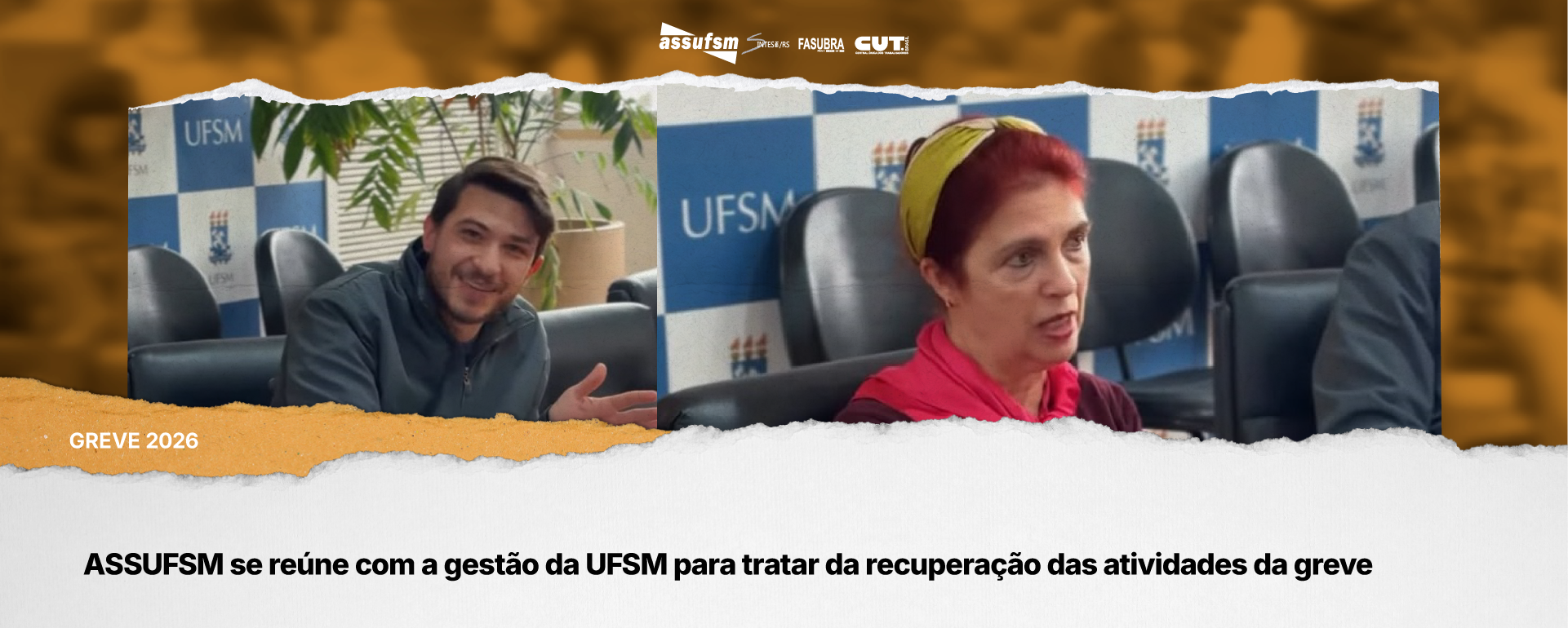 ASSUFSM se reúne com a gestão da UFSM para tratar da recuperação das atividades da greve